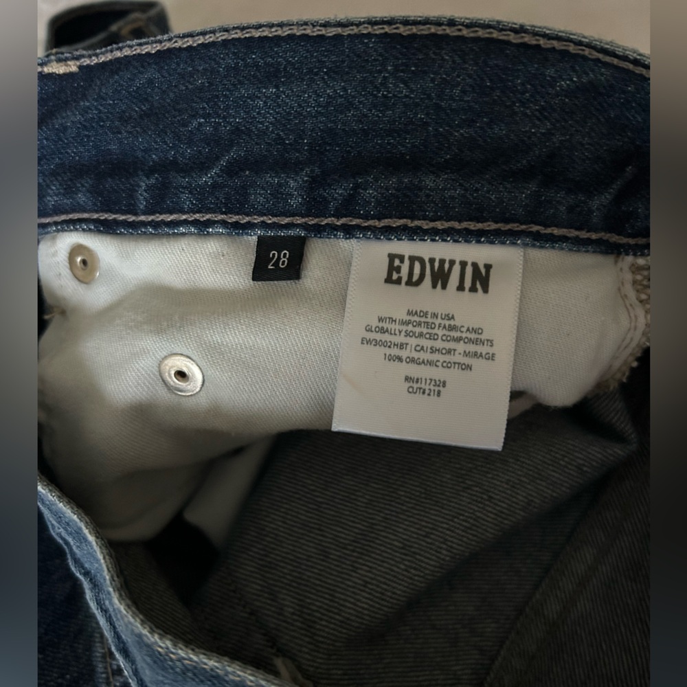 Anthropologie Edwin Cai Highrise denim shorts - Picture 10 of 10